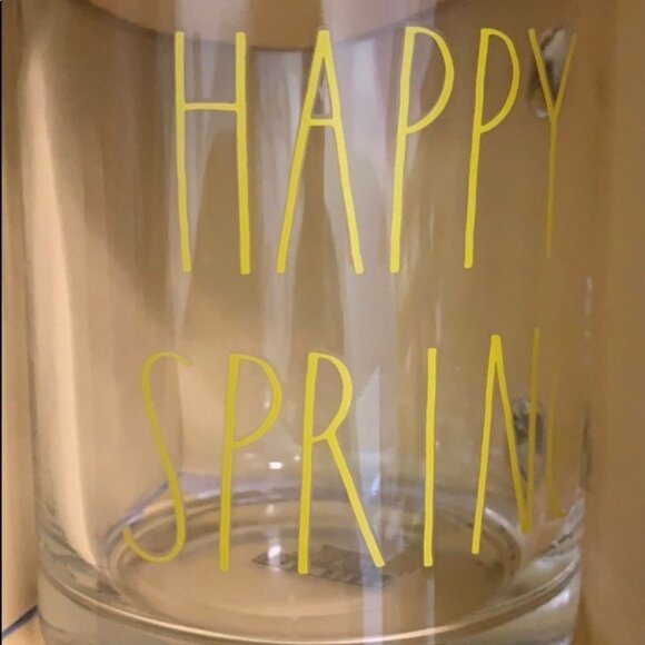 RAE  DUNN HAPPY SPRING Glasses NIB - Picture 4 of 4